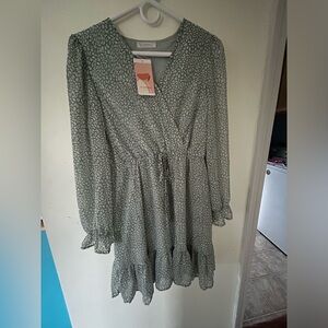 Girls long sleeve dress size S